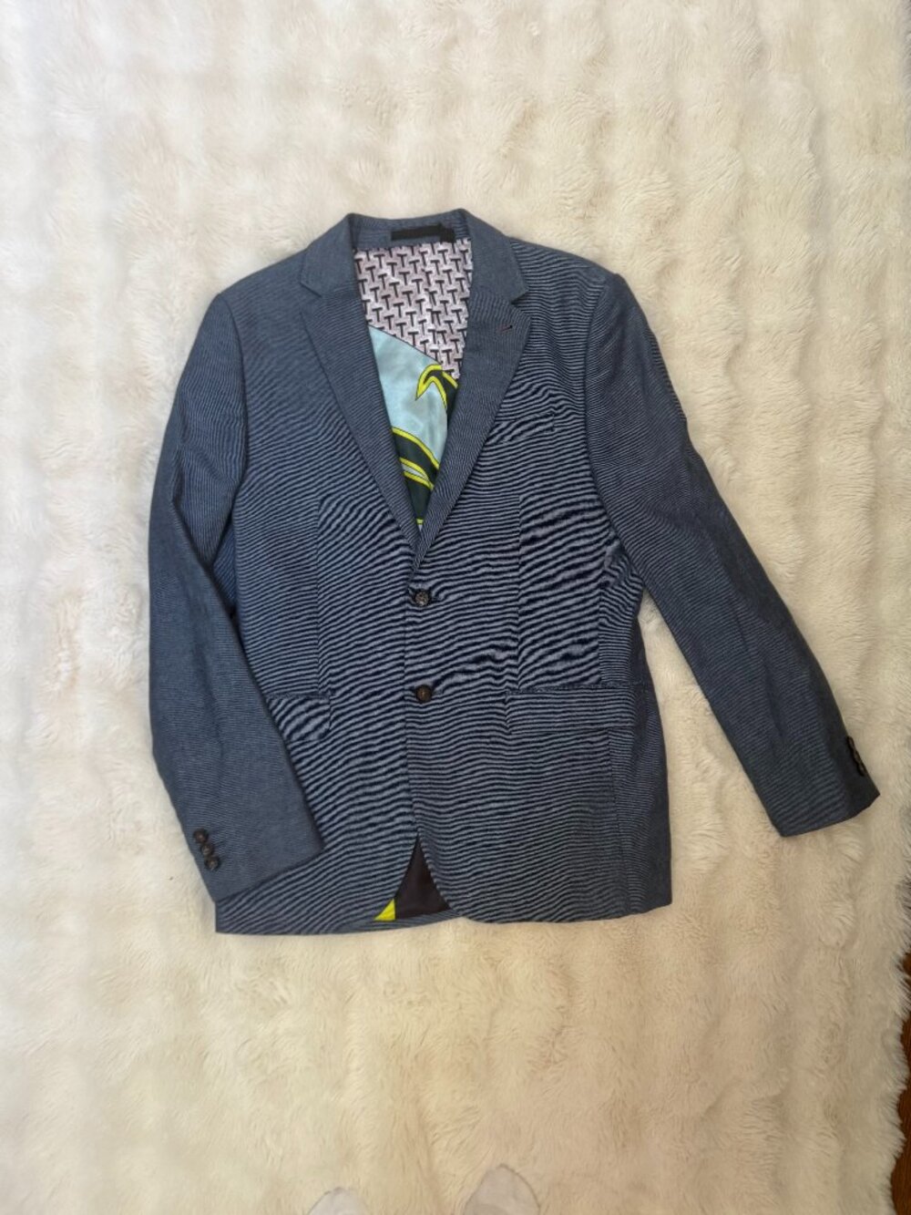 Ted Baker London Mens Blue Sport Jacket Size 3